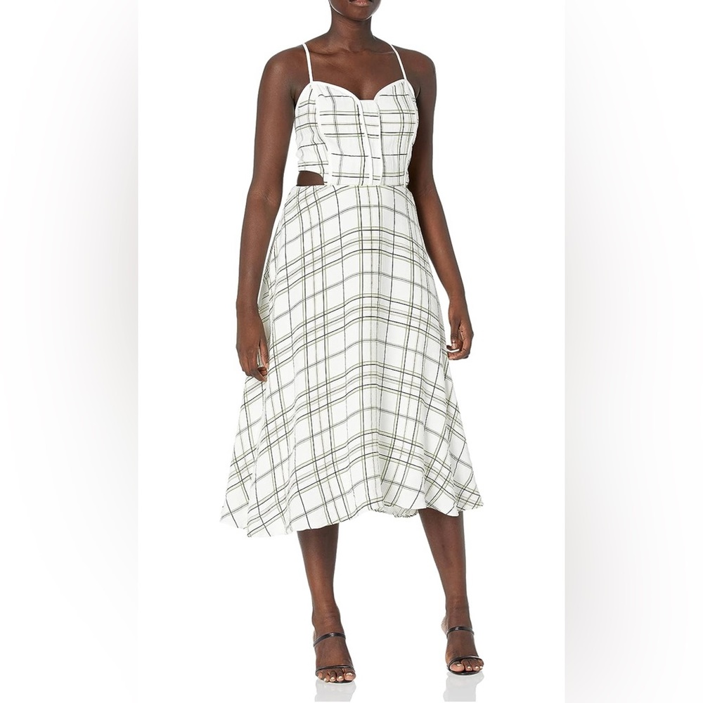 J.O.A. Women's Sleeveless Cut-Out Fit & Flare Midi Dress - never worn.
